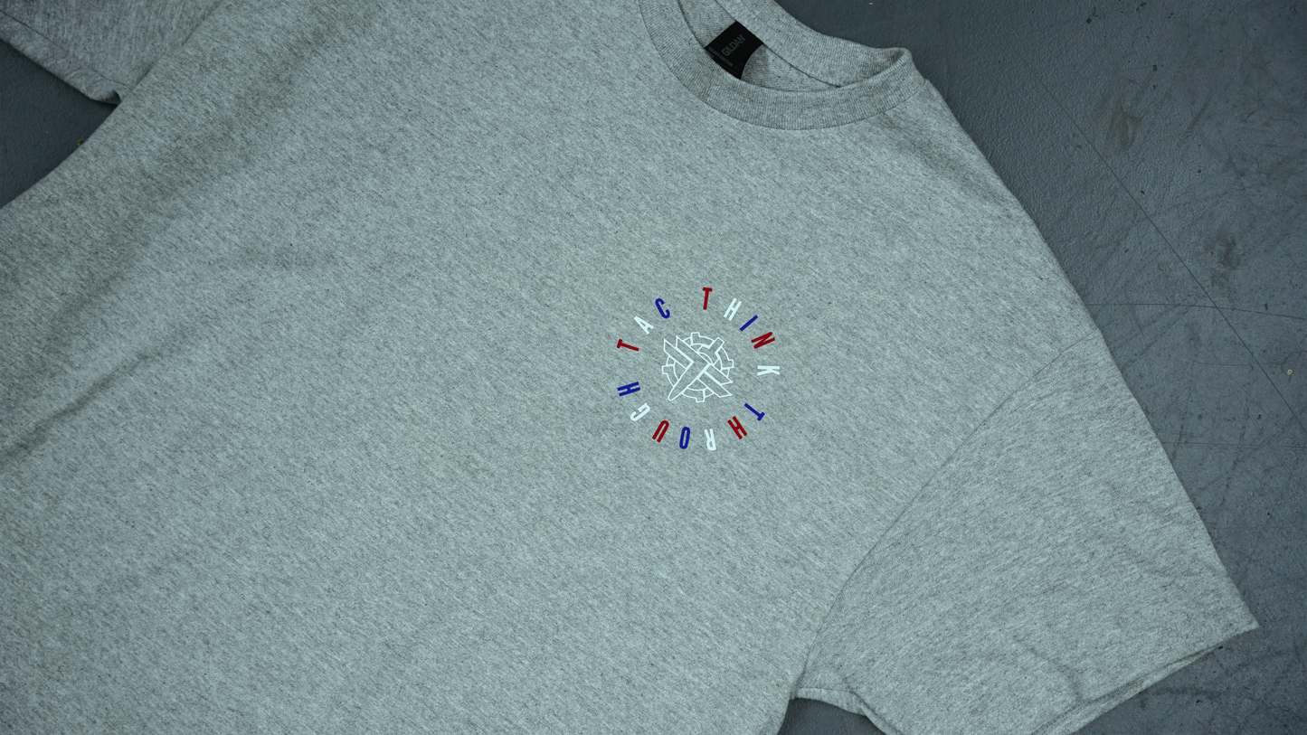 Red, White & Blue Logo Shirt