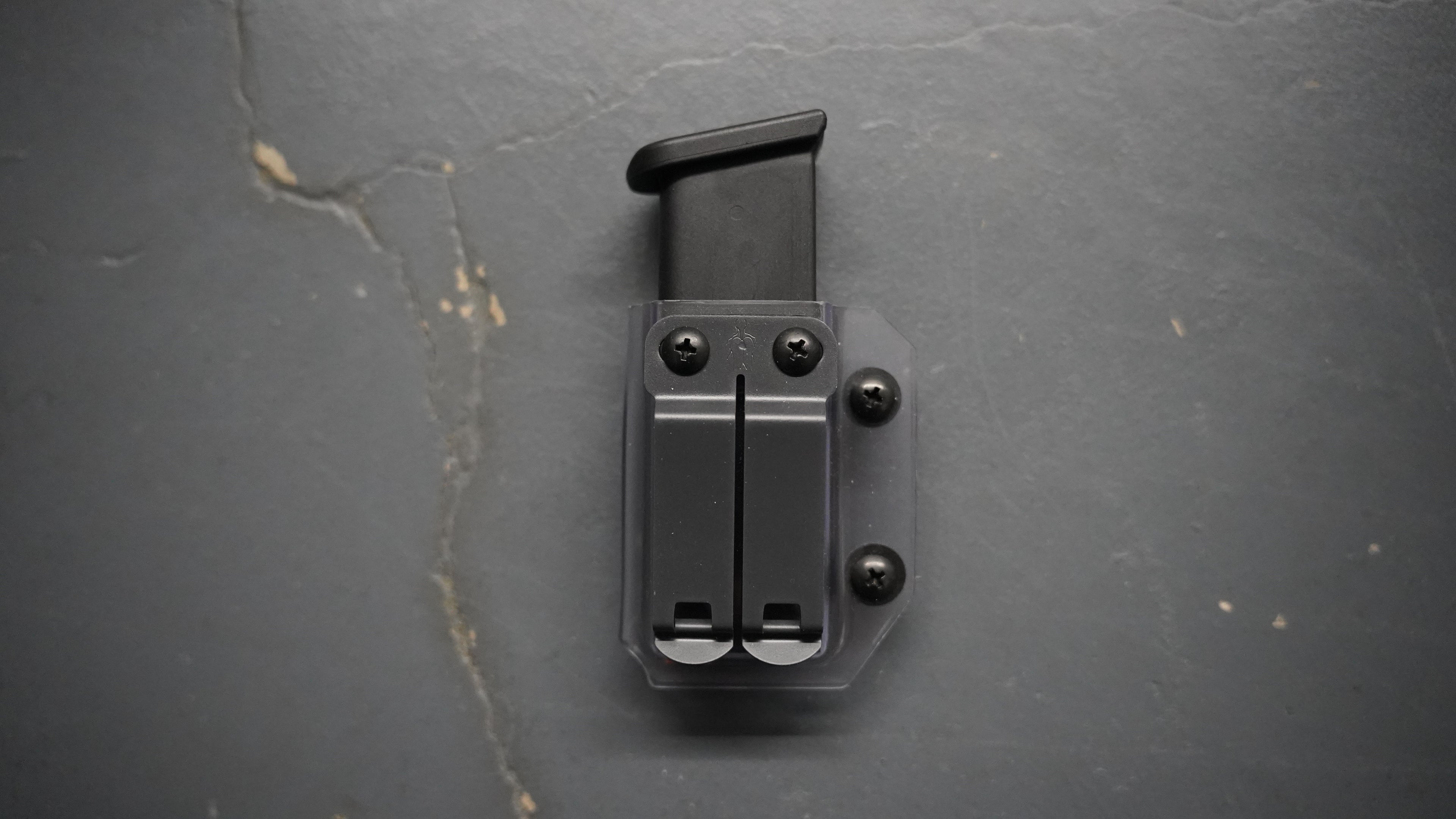 Prototype Ambidextrous Mag Carrier - Clear